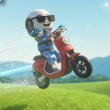 Scooter/Moped Controller | Physics based arcade movement System & Framework