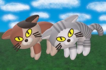 Cartoon-Style Cats