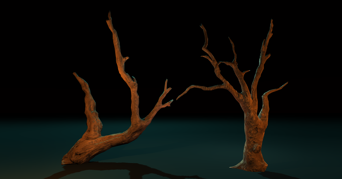 Dried dead trees | 3D 나무 | Unity Asset Store