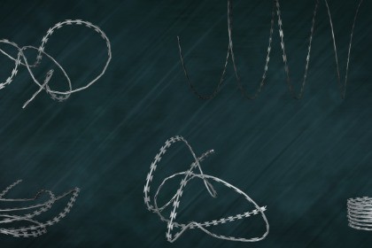 Wire Barbed Concertina Series Metal Curl G1 - N2