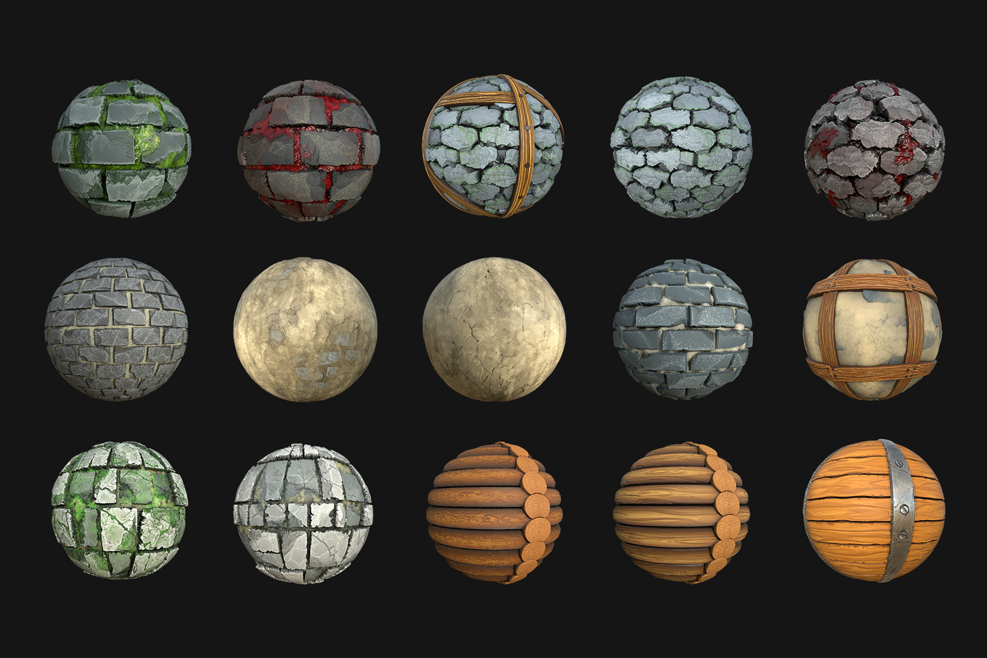 Pack Stylized Walls | 2D Brick | Unity Asset Store