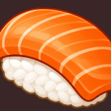 Sushi Japanese Food Sashimi Rolls Seafood Restaurant Icons Pack