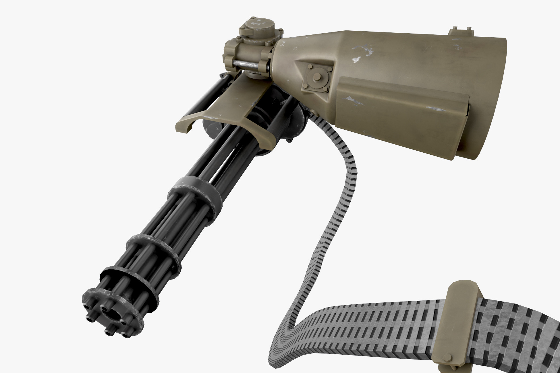 M134 Helicopter Minigun | 3D Guns | Unity Asset Store