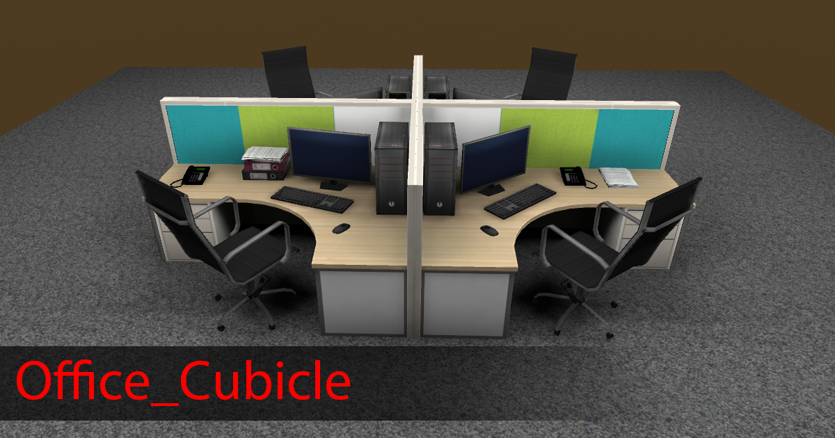 Office_Cubicle | 3D Environments | Unity Asset Store