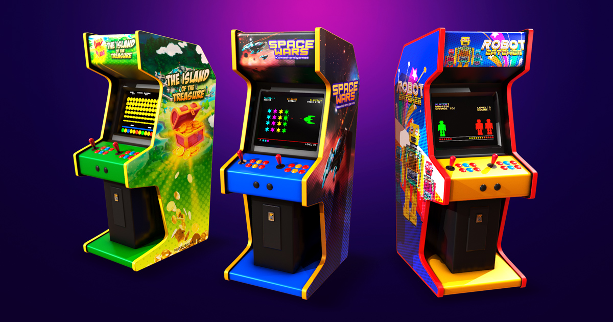 ARCADE Machines X3 | 3D Electronics | Unity Asset Store