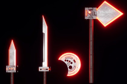 Razor's Melee Sci-Fi Pack