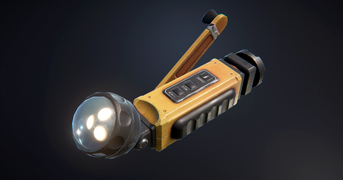 Flashlight Texture Unity Tutorial Rechargeable Tactical Flashlight | 3D Exterior | Unity Asset Store