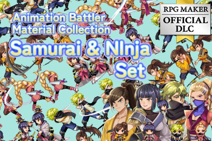 Animation Battler Material Collection Samurai and Ninja Set