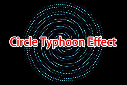 Circle Typhoon Effect By maything