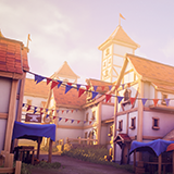 Stylized Medieval Town