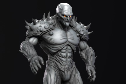 Alien Brute – Heavy Enemy Sci-Fi Game Ready Rigged Character