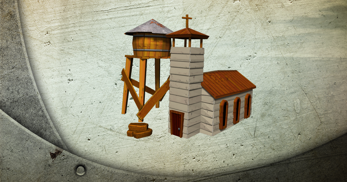 Cartoon Wild West Props | 3D Fantasy | Unity Asset Store