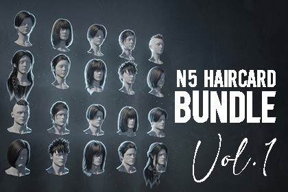 N5: Hair Card Bundle Vol.1