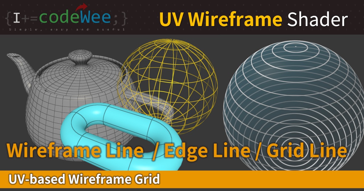 UV Wireframe Shader | VFX Shaders | Unity Asset Store