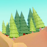 Low Poly - Tranquil Watermill Valley