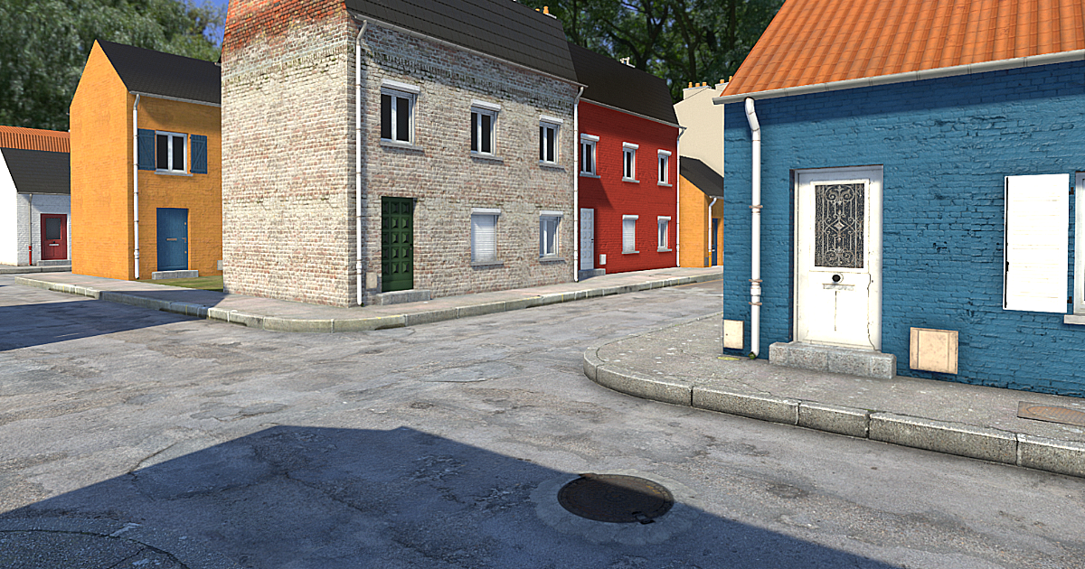 Unity Rural Town Map Rural City Pack | 3D Urban | Unity Asset Store