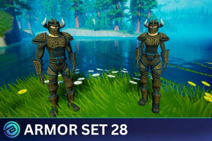 Dwarven Armor Set - Stylized RPG