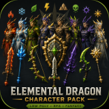 Pixit3D - Dargon Shifters