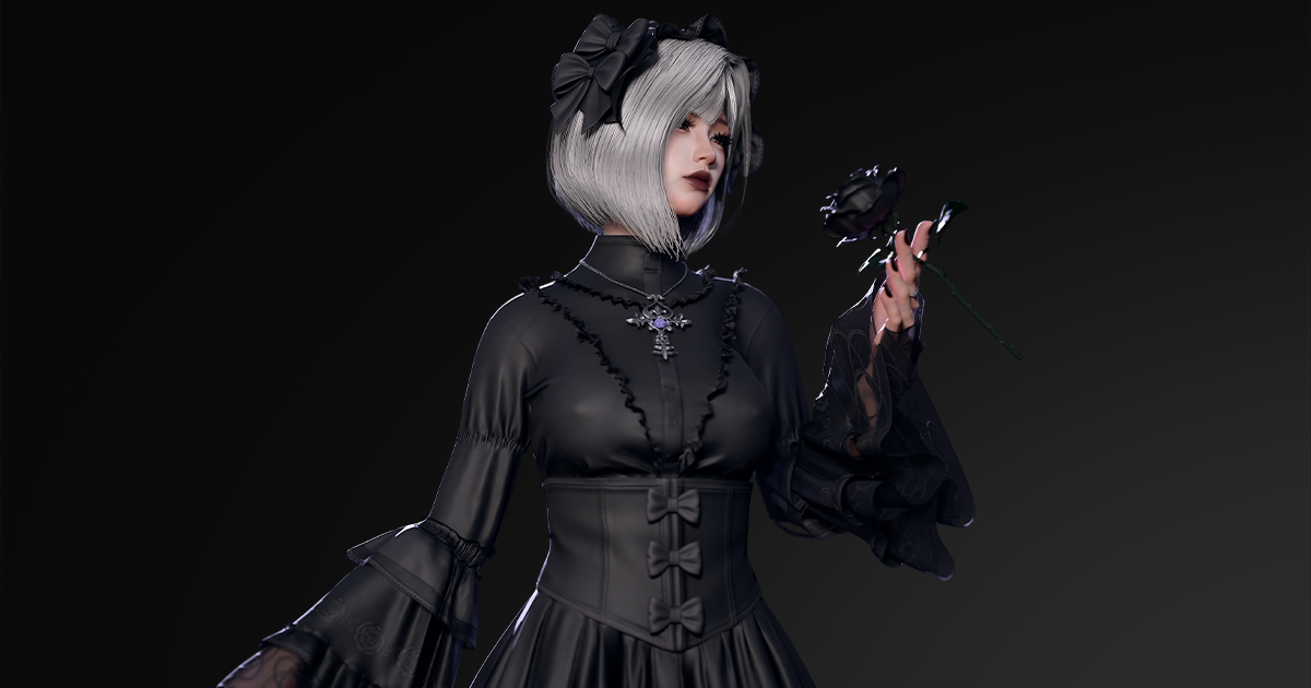 Gothic Li Characters Gothic Girl Lilith | 캐릭터 | Unity Asset Store