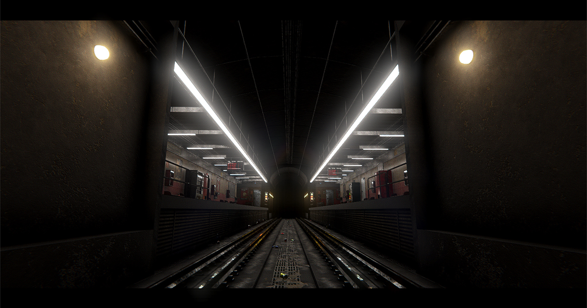 Modular Metro For Unity Metro Assets Pack | 3D Props | Unity Asset Store