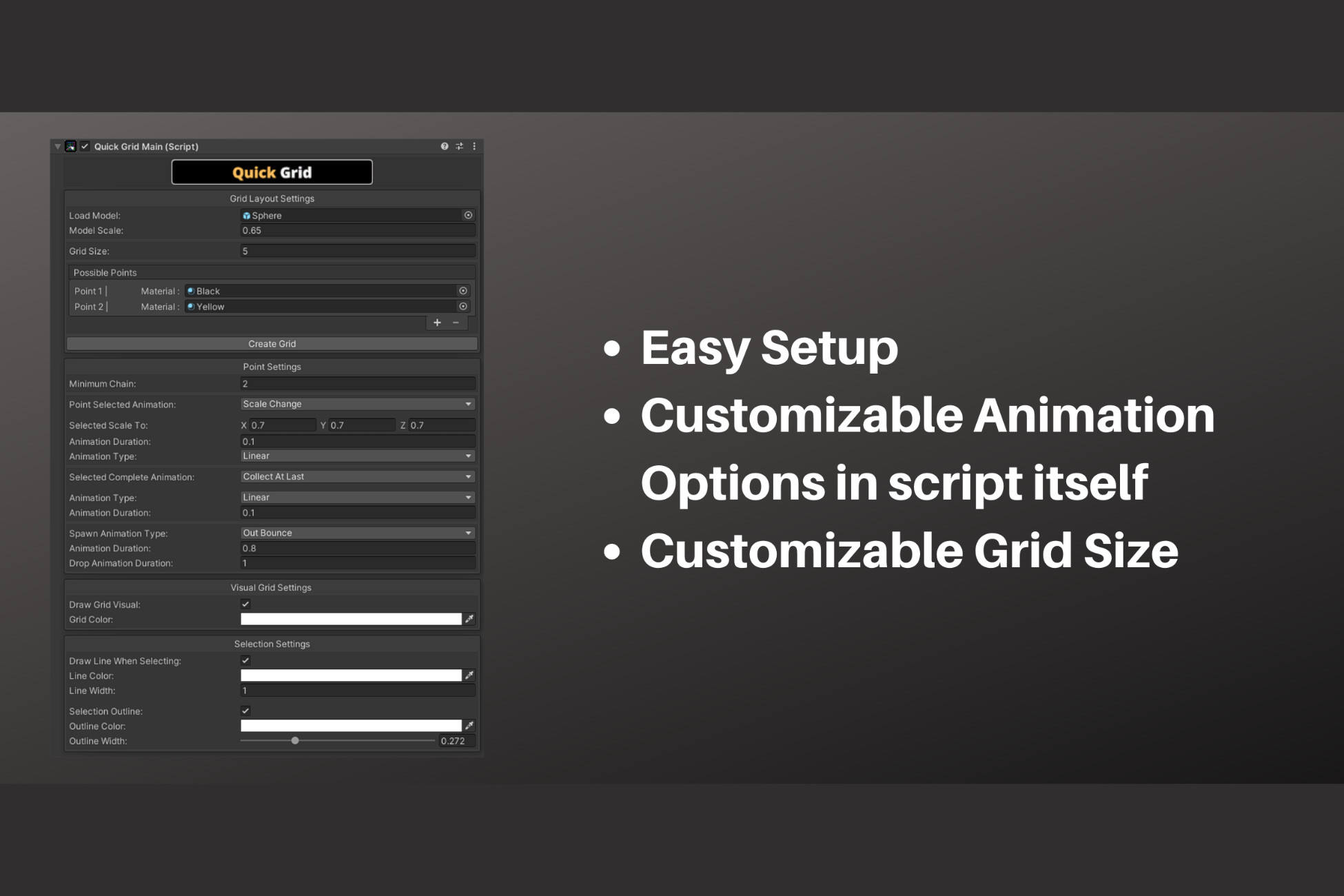 QuickGrid - Hypercasual Mechanic | 游戏工具 | Unity Asset Store