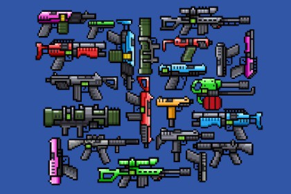 1000+ Weapon Sprites, Postmodern Weapon Pack