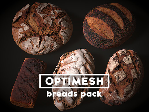 Breads Pack | 3D Food | Unity Asset Store