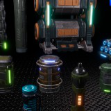 Sci-fi Barrels Props Pack