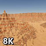 Procedural Canyon Terrains 8K