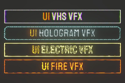 スタイライズ UI VFX バンドル Vol.1 (Stylized UI VFX Bundle Vol. 1)