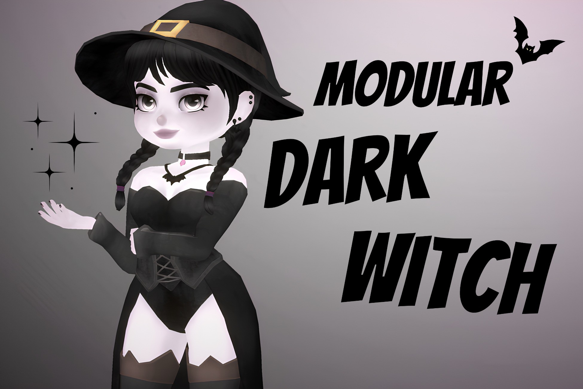 Modular Dark Witch | Characters | Unity Asset Store
