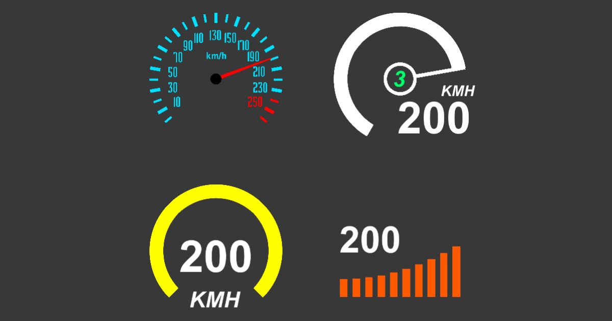 GUI: Speedometer Sprites Kit | 2D GUI | Unity Asset Store