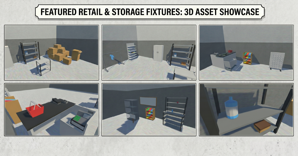 Retail Warehouse Interior | 3D Environments | Unity Asset Store