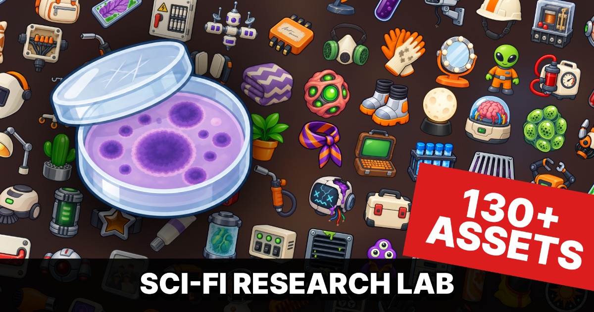 Sci-Fi Research Facility Space Station Medical Technology Icons Pack by Neprosto Assets