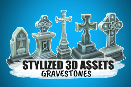 Stylized Gravestones