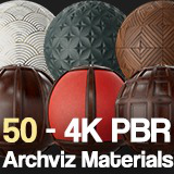 50 - 4K PBR Archviz Materials vol.2