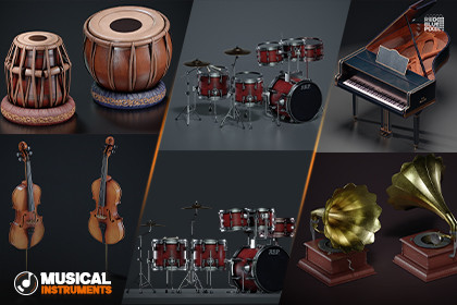 Musical Instruments Prop