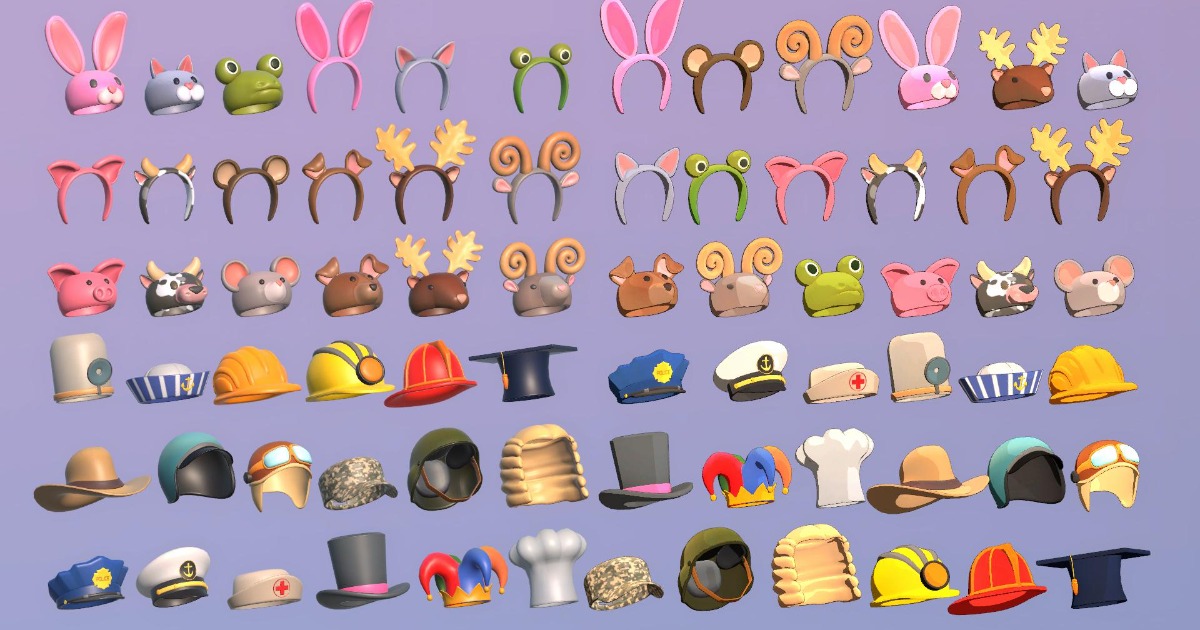Hats 3D Props Ultimate Pack | Props | Unity Asset Store