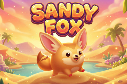 Sandy fox animated character