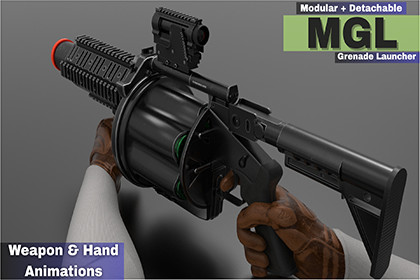 Multiple Shot Grenade Launcher MGL (Fps - Tps)
