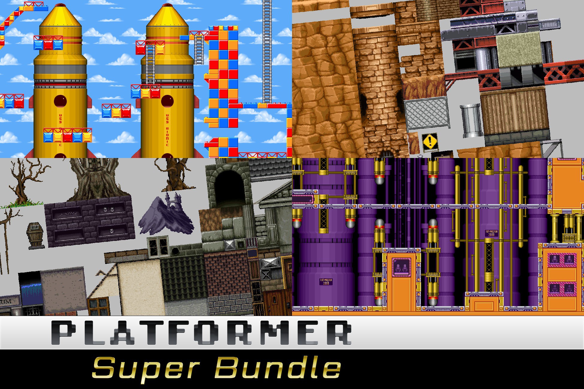 2d Platform Unitly Example Platformer Super Bundle | 2D Environments | Unity Asset Store