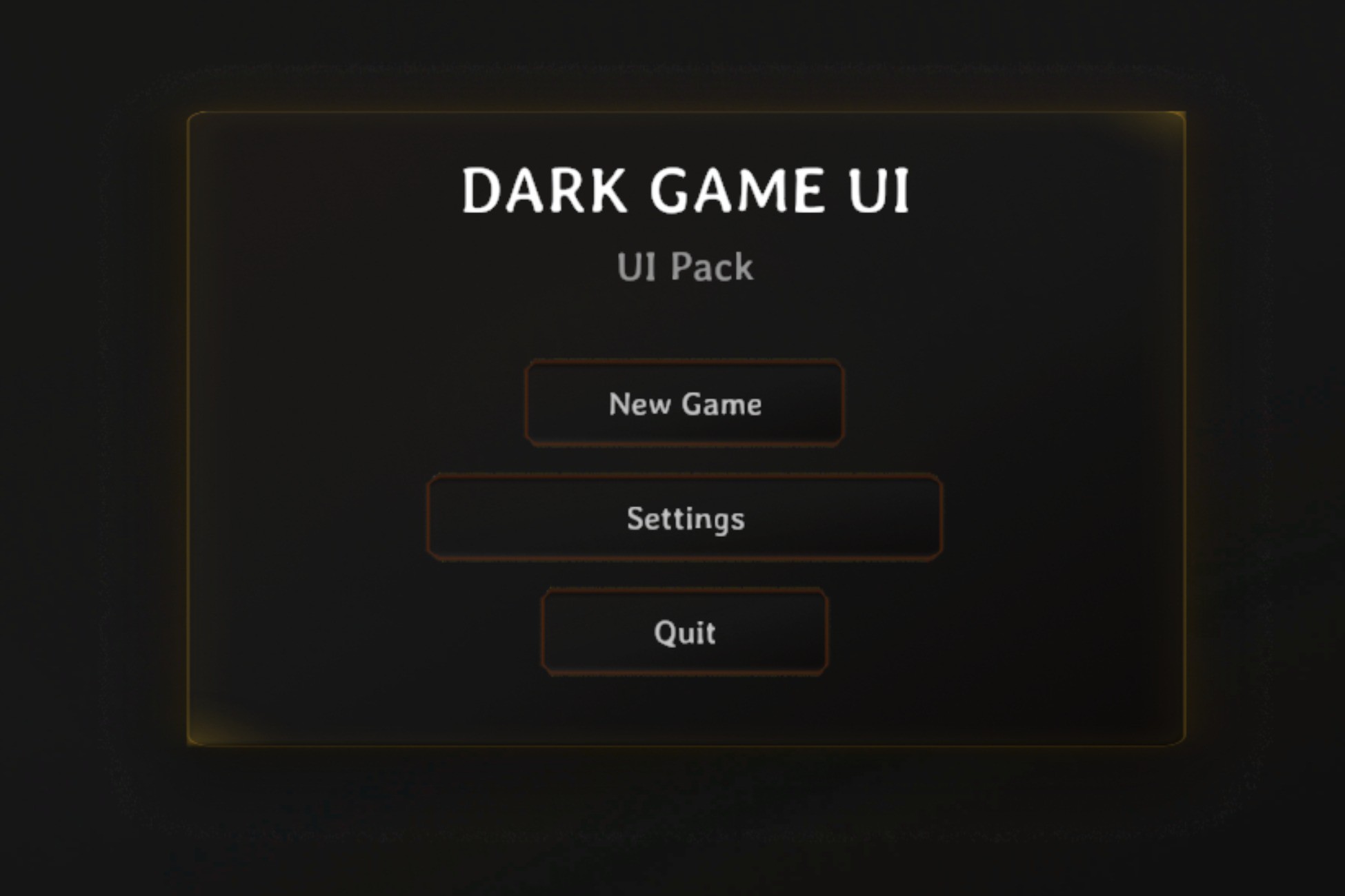 Dark Fantasy RPG UI Kit — Inventory, Menu & Settings | 2D GUI | Unity ...