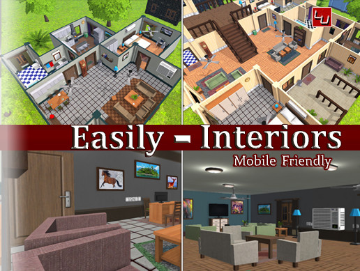 Easily Interiors | 3D Urban | Unity Asset Store