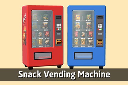 MAR-Low Poly Snack Vending Machine