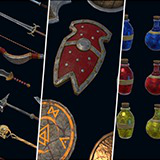 Fantasy Medieval Equipment Bundle (3 Packs)
