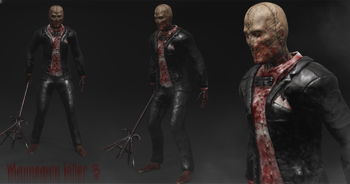 Mannequin killer 3 3D Creatures Unity Asset Store