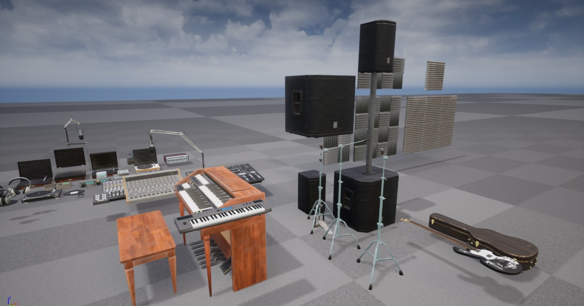 Recording Room Kit | 3D Props | Unity Asset Store