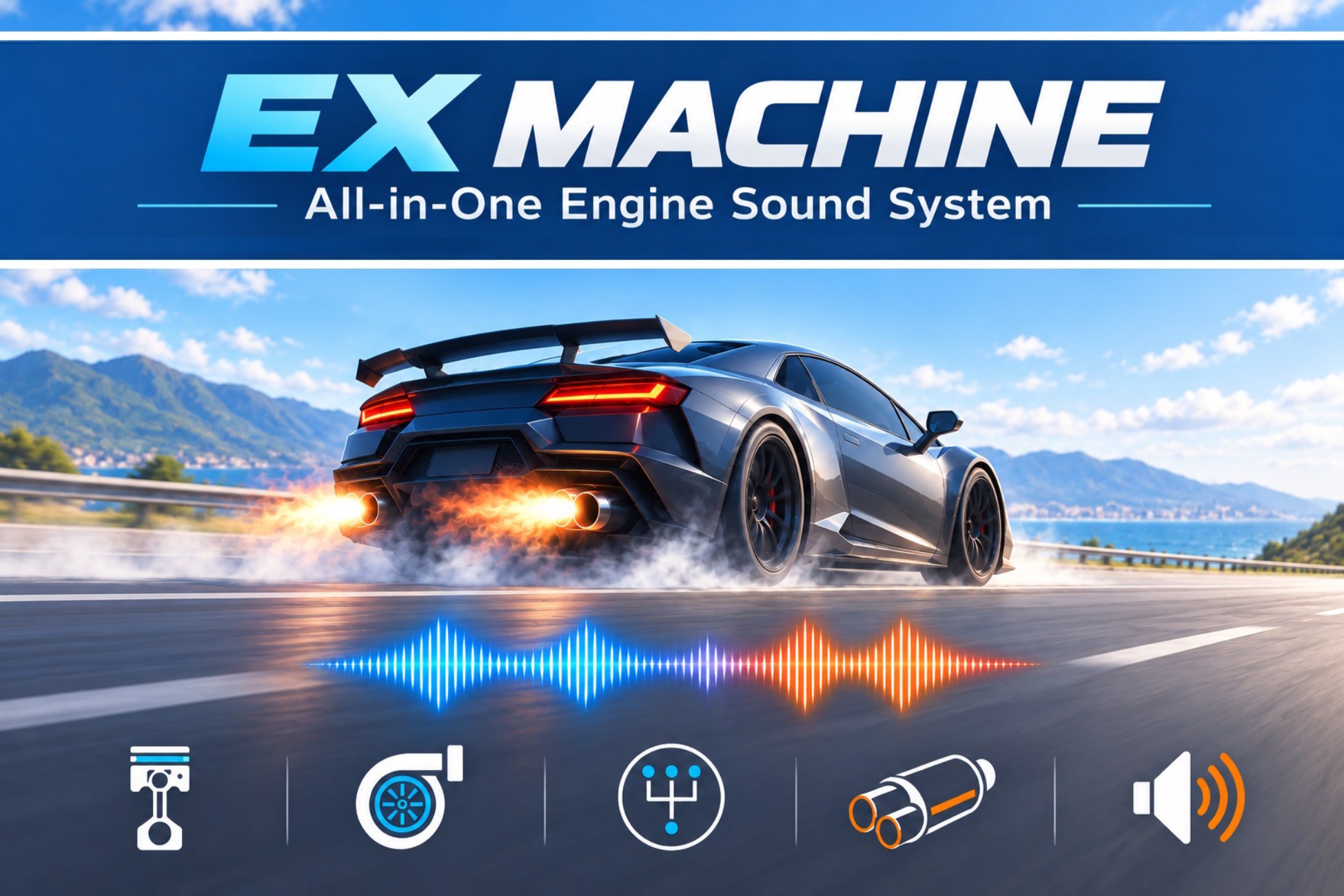 EX MACHINE All-in-One Engine Sound System | Audio | Unity Asset Store