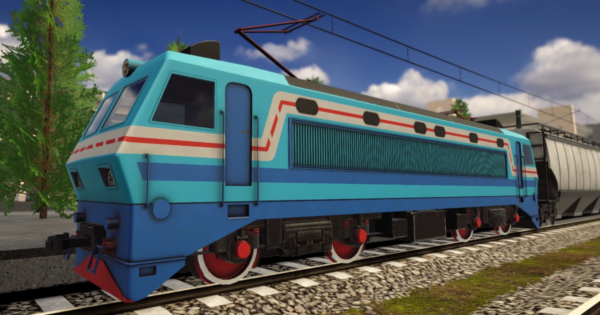 Locomotive 01 - 6 Templates | 3D Land | Unity Asset Store