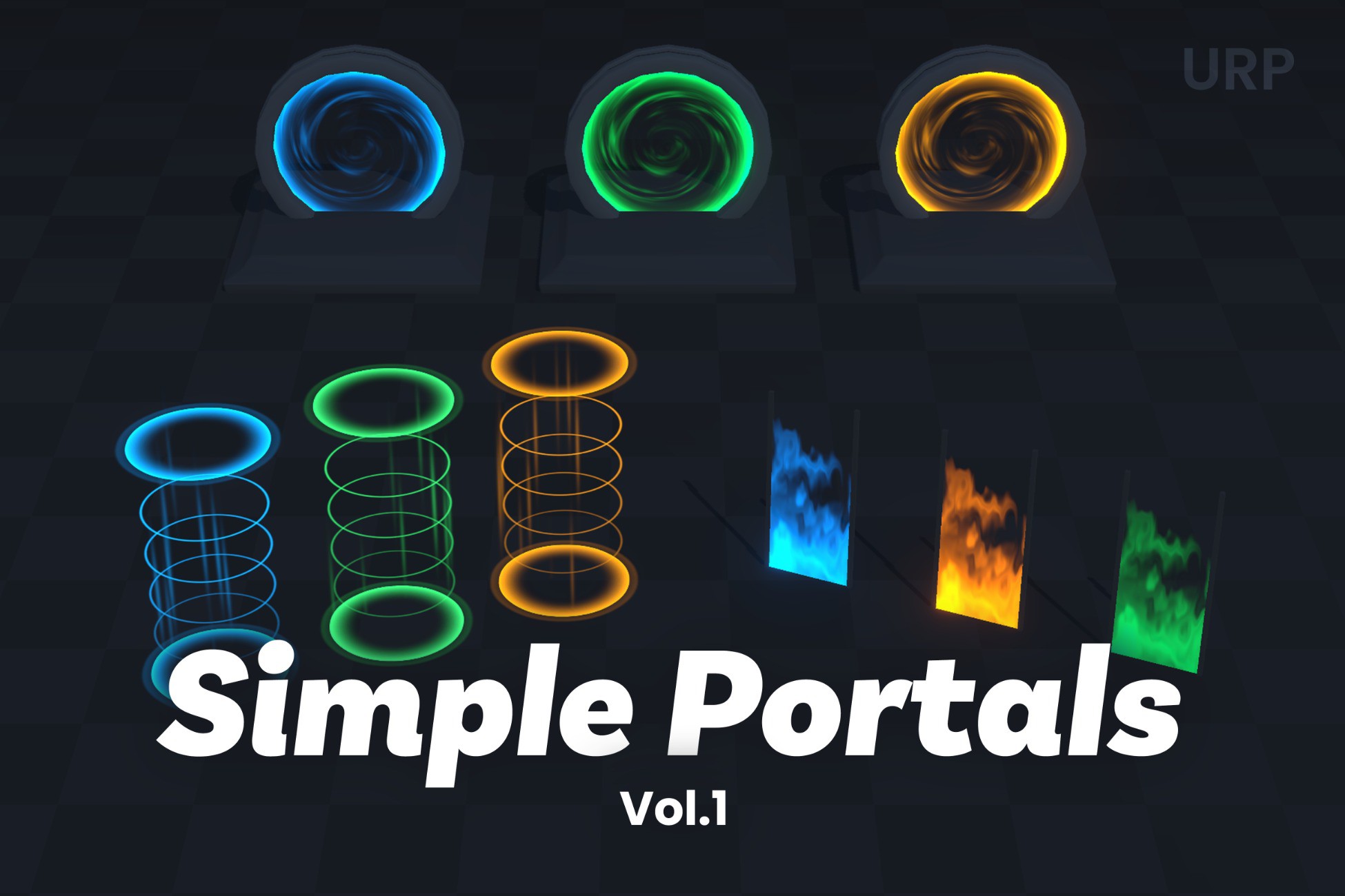 Simple Portal Effects: Vol.1 | VFX Particles | Unity Asset Store